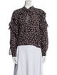 Isabel Marant Silk Floral Print Blouse