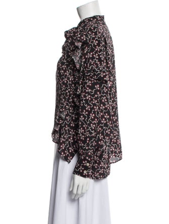 Isabel Marant Silk Floral Print Blouse