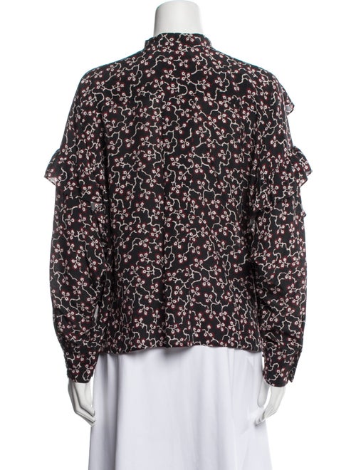 Isabel Marant Silk Floral Print Blouse
