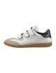 Isabel Marant Leather Scalloped Accent Sneakers