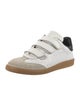 Isabel Marant Leather Scalloped Accent Sneakers