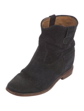 Isabel Marant Suede Western Boots