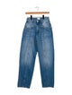 Isabel Marant High-Rise Straight Leg Jeans