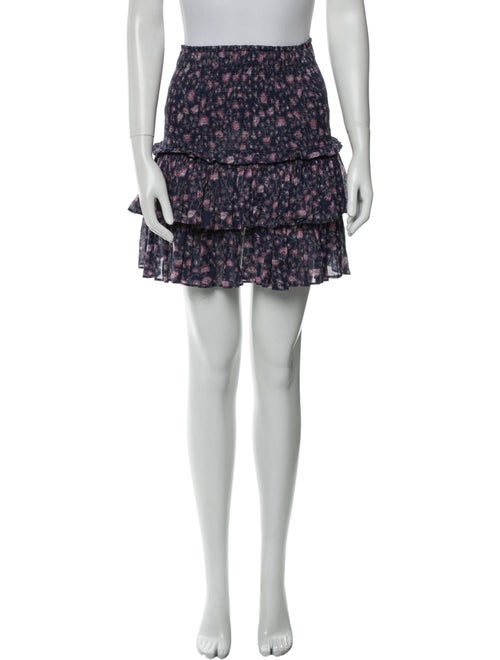 Isabel Marant Floral Print Mini Skirt