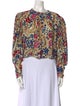 Isabel Marant Floral Print Crew Neck Blouse