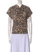 Isabel Marant Silk Floral Print Blouse