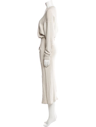Isabel Marant Crew Neck Long Dress