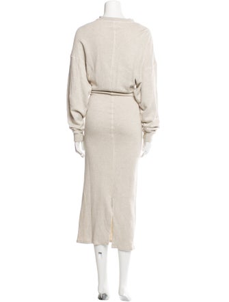 Isabel Marant Crew Neck Long Dress
