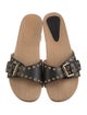 Isabel Marant Leather Studded Accents Slides