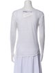 Isabel Marant Linen Bateau Neckline T-Shirt