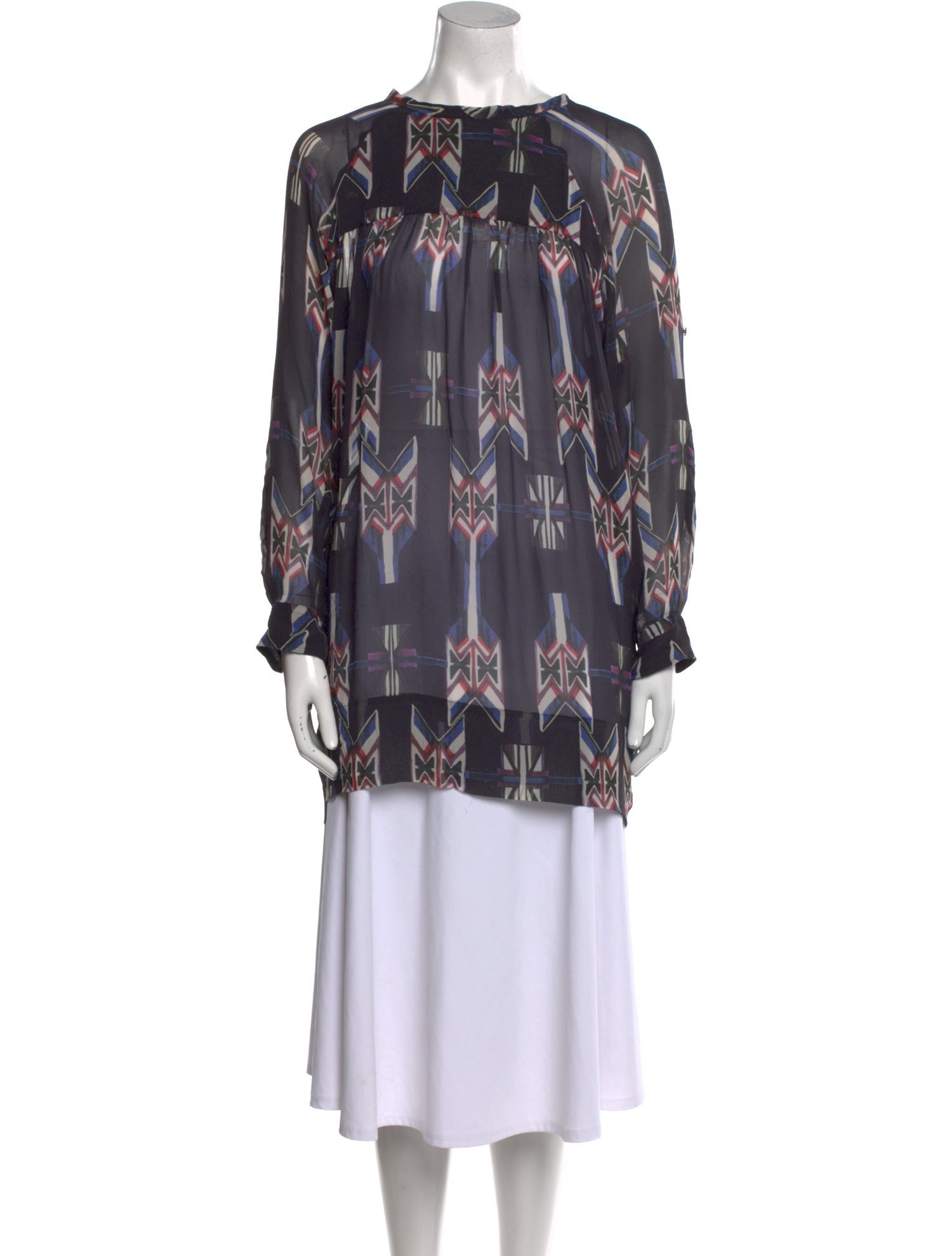 Isabel Marant Silk Printed Tunic