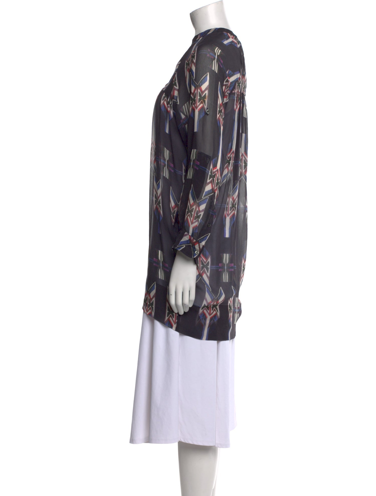 Isabel Marant Silk Printed Tunic