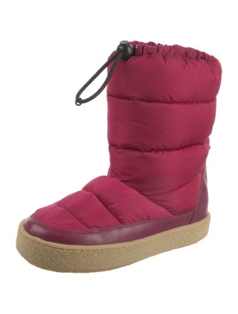 Isabel Marant Nylon Lace-Up Boots