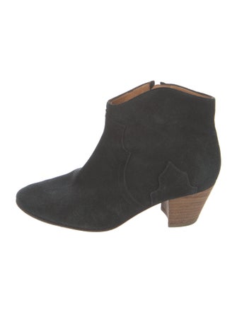 Isabel Marant Suede Western Boots