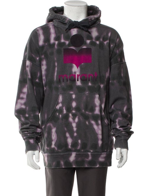 Isabel Marant Tie-Dye Print Crew Neck Hoodie