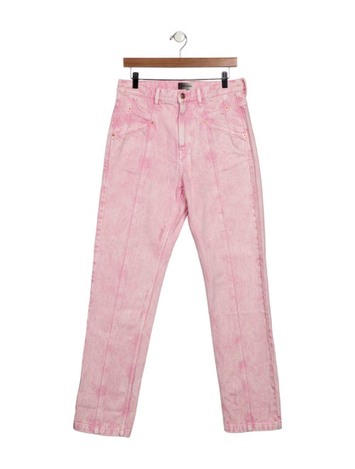 Isabel Marant High-Rise Straight Leg Jeans
