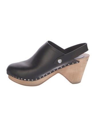 Isabel Marant Leather Studded Accents Slingback Pumps