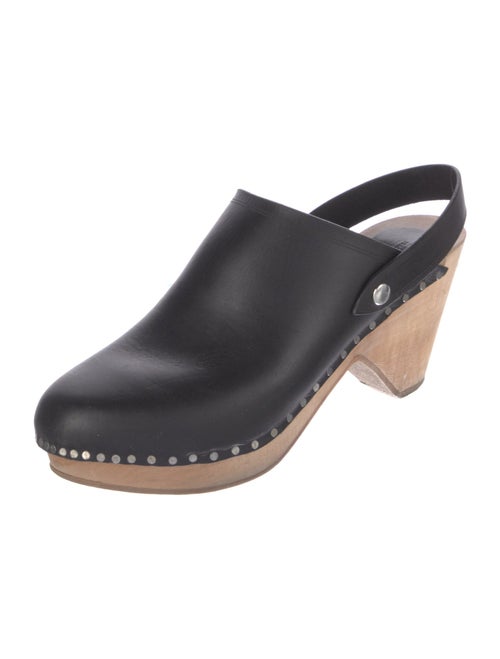 Isabel Marant Leather Studded Accents Slingback Pumps