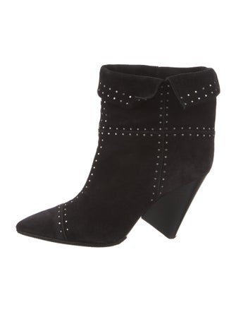 Isabel Marant Suede Studded Accents Boots