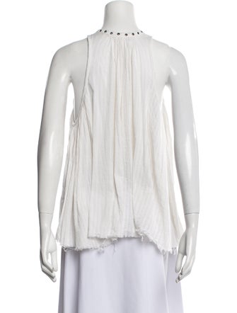 Isabel Marant Crew Neck Sleeveless Top