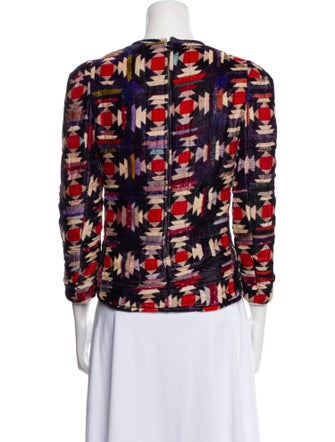 Isabel Marant Velour Printed Evening Jacket
