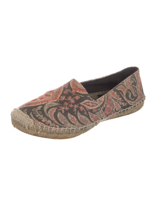 Isabel Marant Canvas Paisley Print Espadrilles
