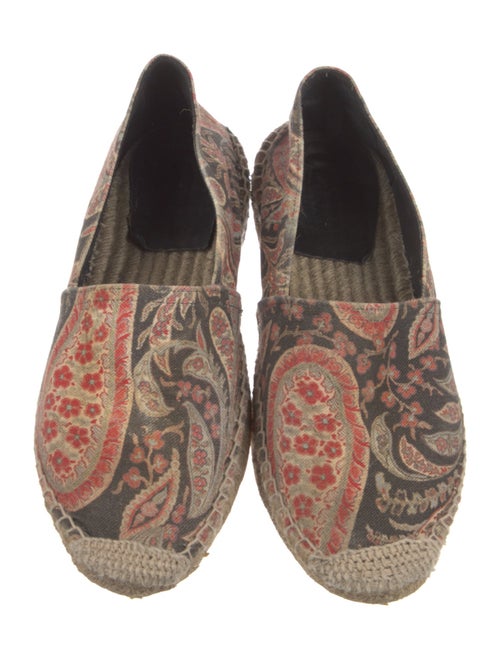 Isabel Marant Canvas Paisley Print Espadrilles