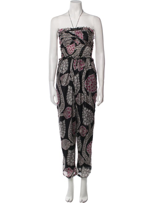 Isabel Marant Silk Printed Jumpsuit