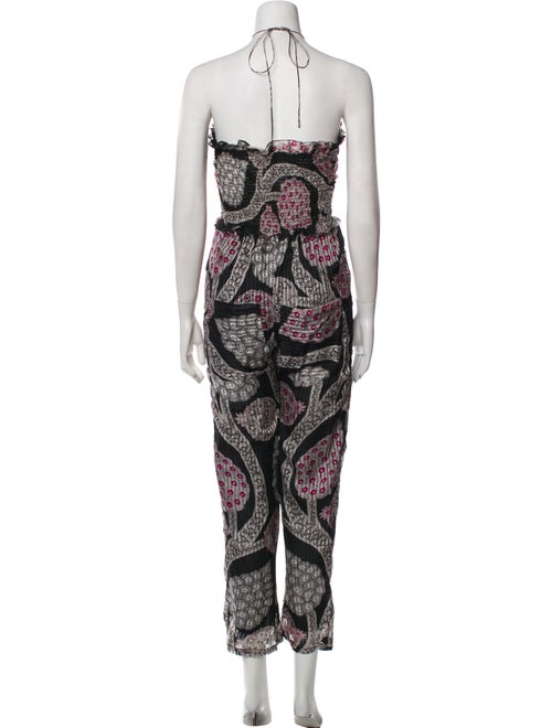 Isabel Marant Silk Printed Jumpsuit