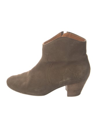 Isabel Marant Suede Western Boots