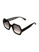 Isabel Marant Oversize Gradient Sunglasses