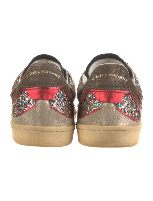 Isabel Marant Glitter Printed Sneakers