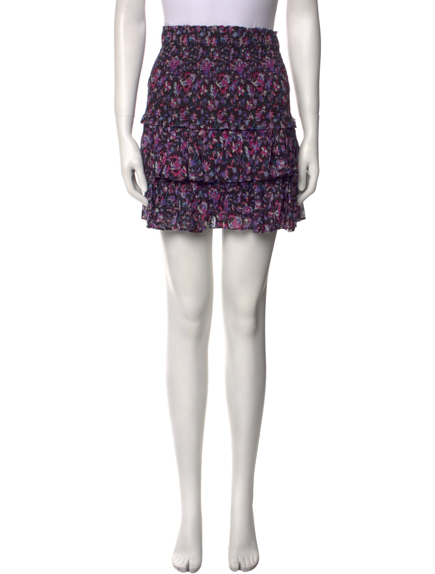 Isabel Marant Floral Print Mini Skirt