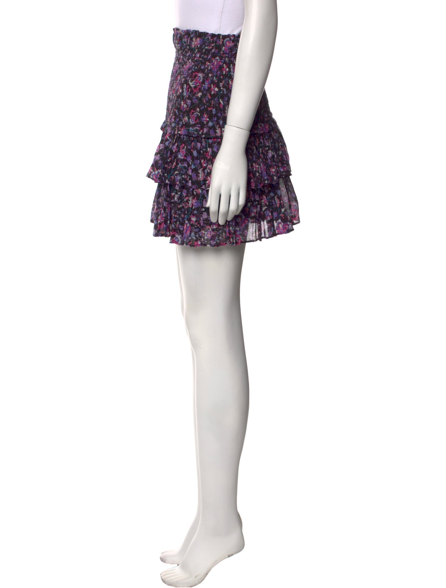 Isabel Marant Floral Print Mini Skirt