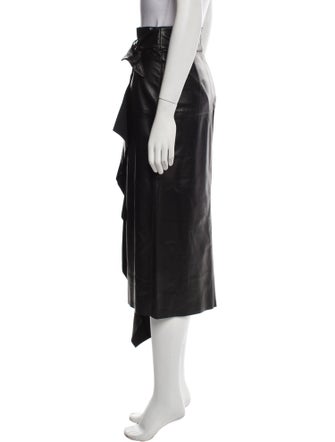 Isabel Marant Lambskin Midi Length Skirt