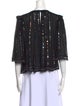 Isabel Marant Silk Bateau Neckline Blouse