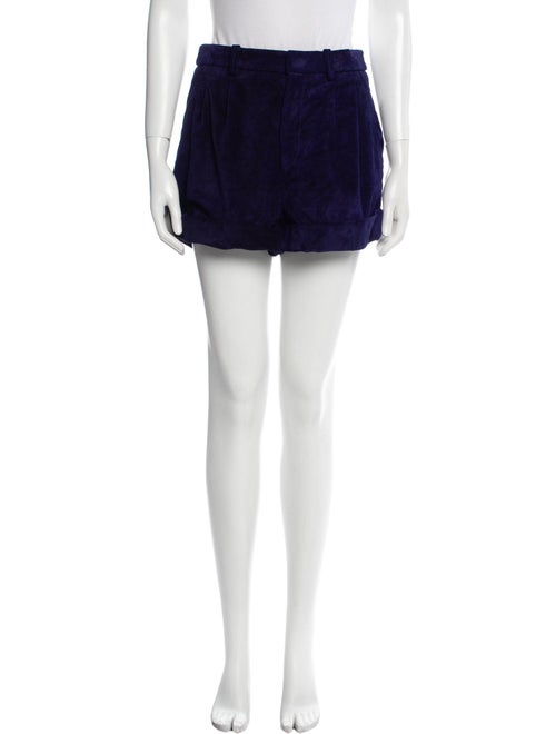 Isabel Marant Leather Mini Shorts