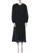 Isabel Marant Crew Neck Long Dress