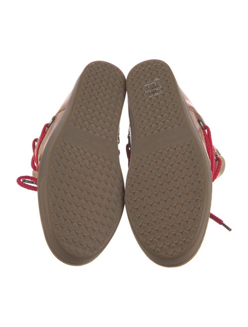 Isabel Marant Suede Printed Lace-Up Boots