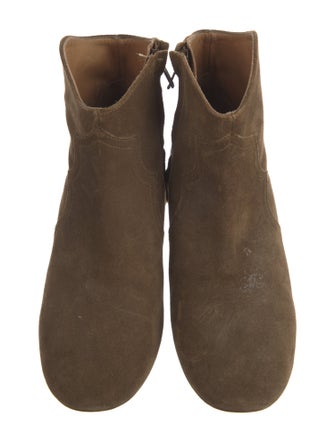 Isabel Marant Suede Western Boots