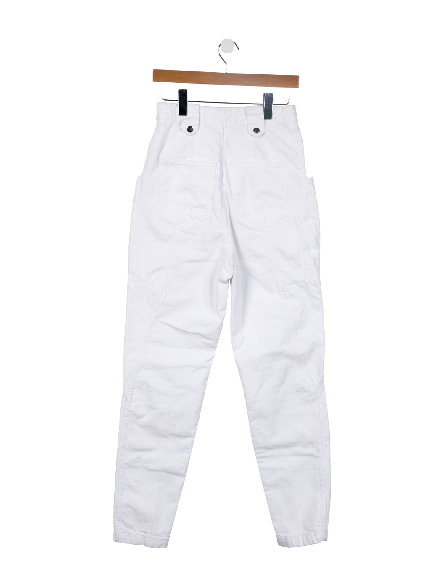 Isabel Marant High-Rise Straight Leg Jeans