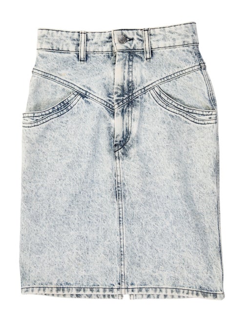 Isabel Marant Distressed Accents Mini Skirt