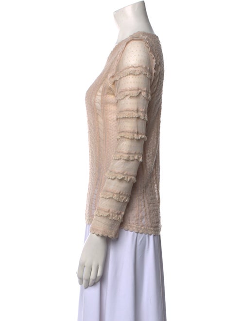 Isabel Marant Scoop Neck Long Sleeve Blouse
