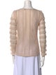 Isabel Marant Scoop Neck Long Sleeve Blouse