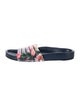 Isabel Marant Leather Floral Print Slides