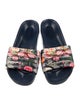 Isabel Marant Leather Floral Print Slides