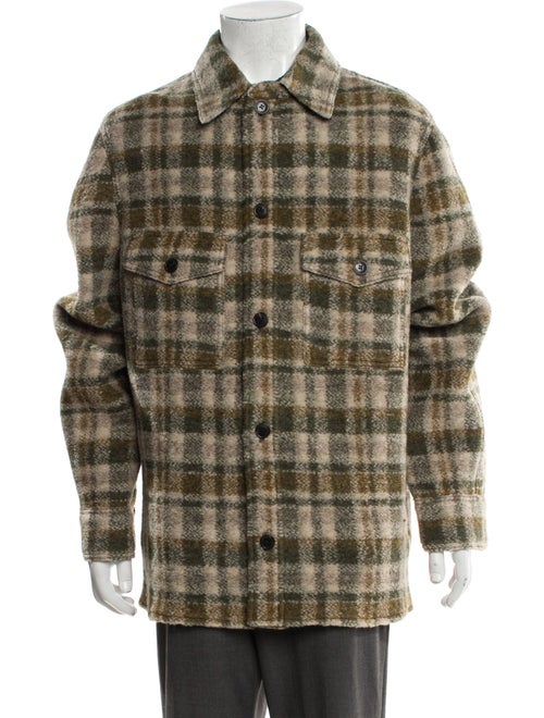 Isabel Marant Plaid Print Peacoat