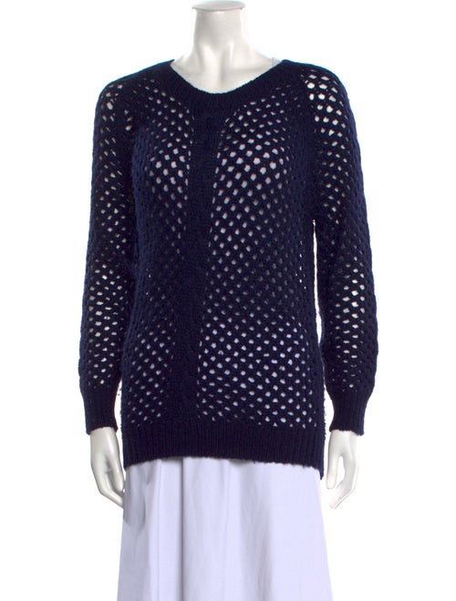 Isabel Marant Baby Alpaca Scoop Neck Sweater