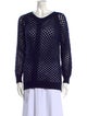 Isabel Marant Baby Alpaca Scoop Neck Sweater