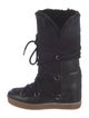 Isabel Marant Leather Lace-Up Boots